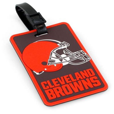 Aminco NFL Cleveland Browns Soft Bag Tag, Orange, 7.5