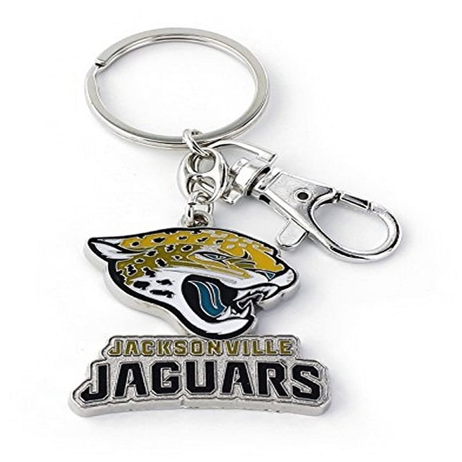 aminco NFL Jacksonville Jaguars Heavyweight Logo Keychain
