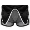 iiniim Novelty Mens Waiter Tuxedo Boxer Brief Underwear Fancy Dress Lingerie Black Sheer Mesh X-Large (Waist 35.5-48.0") view 4