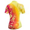 Women's Cycling Jersey Bike Shirts Short Sleeve Ladies Bicycle Clothing MTB Cycle Jacket Yellow Red Size L view 2