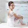 117341001 Short Sleeve Ballet Dance Leotards (M/A 165, White) view 4