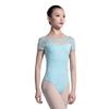 117341001 Joint Lace Leotards Ballet Leotards Short Sleeve Ballet Leotards (L/A170, Mint Green) view 1
