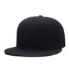 BRAVOAA Custom 100% Cotton Flat Visor Hat Sun Protection Personalized Hats Flexfit Plain Baseball Team Caps Snapback Hats (black1) view 2