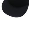 BRAVOAA Custom 100% Cotton Flat Visor Hat Sun Protection Personalized Hats Flexfit Plain Baseball Team Caps Snapback Hats (black1) view 3