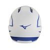 Mizuno F6 Youth Fastpitch Softball Batting Helmet with Mask, White-Royal, Youth One Size view 2