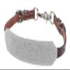 Showman Glitter Overlay Leather Wither Strap view 1