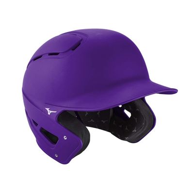 Mizuno B6 Adult Baseball Batting Helmet, Purple, Small/Medium