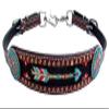 Showman Medium Oil Leather Wither Strap w/Arrow Beaded Design view 4