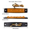 Shangyuan LED Interior Boat Lights, Utility Slim Strip Bar Light Fit Courtesy Lighting Cockpit Lights Navigation Light Yellow (Pack of 2) view 2