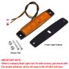 Shangyuan LED Interior Boat Lights, Utility Slim Strip Bar Light Fit Courtesy Lighting Cockpit Lights Navigation Light Yellow (Pack of 2) view 3