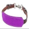 Showman Glitter Overlay Leather Wither Strap view 2