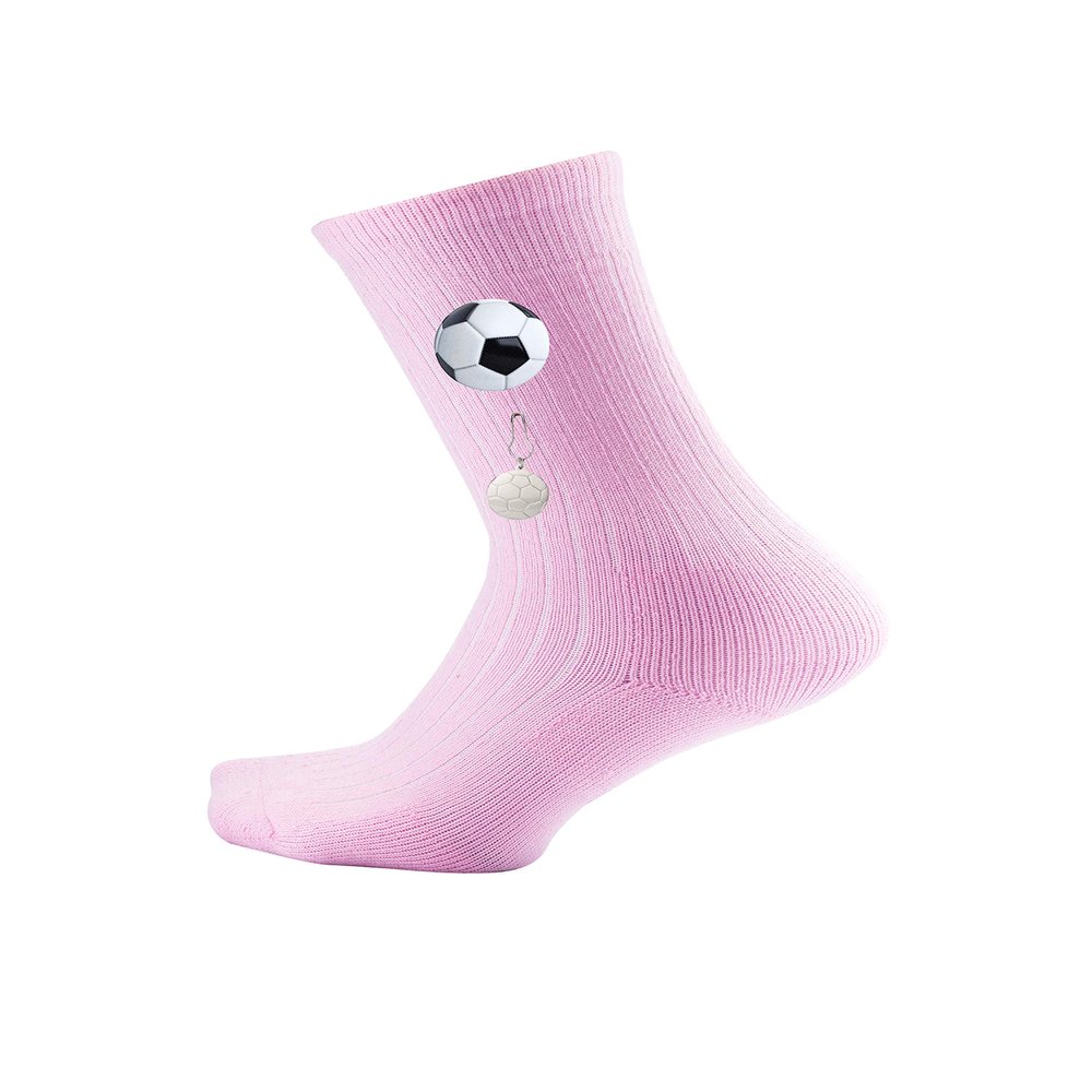 Thorlos Women's Express Yourself Soccer Crew Socks, Pink, Medium