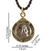 The Weeping Buddha Golden Amulet Thai Buddha Amulet Pendant view 3