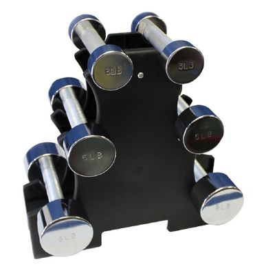 Ader 3prs Chrome Dumbbell Beauty Dumbbell Set (3lb,5lb,5lb)