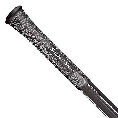 SNIPER SKIN Lacrosse Grips - Waterproof Replacement Grip Wrap - Perfect Team Swag - Easy to Install, Strong Sports Grip - Black Shadow