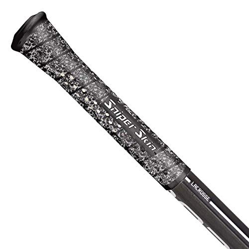 SNIPER SKIN Lacrosse Grips - Waterproof Replacement Grip Wrap - Perfect Team Swag - Easy to Install, Strong Sports Grip - Black Shadow