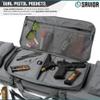 Savior Equipment Urban Warfare Tactical Double Long Gun Bag Case Backpack w/Pistol Handgun Case,36 Inch SW Gray view 2