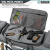 Savior Equipment Urban Warfare Tactical Double Long Gun Bag Case Backpack w/Pistol Handgun Case,36 Inch SW Gray view 4