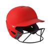 Mizuno F6 Adult Fastpitch Softball Batting Helmet with Mask, Red, Large/X-Large view 1