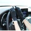 Summer Women Outdoor Cotton Uv Protection Sun Driving Gloves Mittens,Black view 3