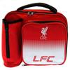 Liverpool FC Lunch Bag - Fade Design - Features Bottle Holder on Side view 1