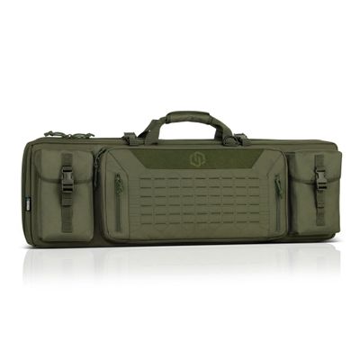 Savior Equipment Urban Warfare Tactical Double Long Gun Bag Case Backpack w/Pistol Handgun Case,36 Inch Olive Drab Green