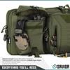 Savior Equipment Urban Warfare Tactical Double Long Gun Bag Case Backpack w/Pistol Handgun Case,36 Inch Olive Drab Green view 3