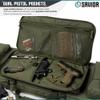 Savior Equipment Urban Warfare Tactical Double Long Gun Bag Case Backpack w/Pistol Handgun Case,36 Inch Olive Drab Green view 4