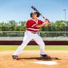 Mizuno B6 Adult Baseball Batting Helmet, RED, Large/X-Large view 4