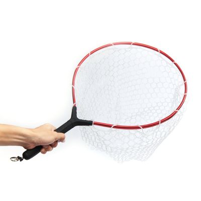 Ochoos 6036cm Landing Fly Fishing Net Mesh Trout Bass Strong Fishing Catch with Elastic Rope and Clip - Tools & Equipments - Nets & Buckets
