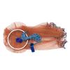Ochoos 3.6M Cast Fishing Net American Style Throwing Fishing Network Strong Nylon Line with Sinker - Tools & Equipments - Nets & Buckets view 3