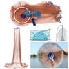 Ochoos 3.6M Cast Fishing Net American Style Throwing Fishing Network Strong Nylon Line with Sinker - Tools & Equipments - Nets & Buckets view 4