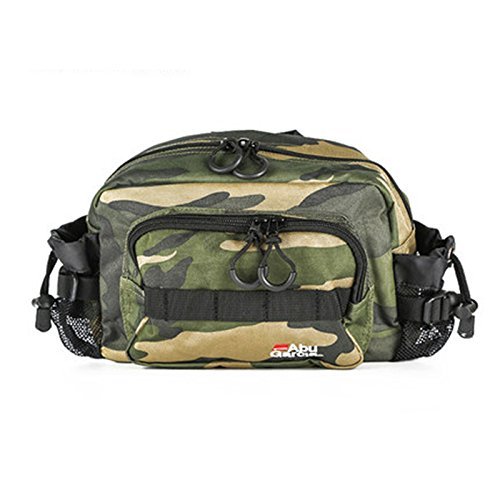 Ochoos 600D Polyester Waterproof Fishing Waist Bag Multifunctional Fishing Bag Tackle 2 Colors - (Color: Camouflage) - Tackle Boxes & Bags
