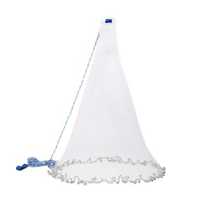 Ochoos Quick Throw Cast Net 8 Feet White Nylon Monofilament Net - Tools & Equipments - Nets & Buckets