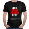 Custom t Shirts Personalized Tshirts, Make Your Own t Shirt, Customized t-Shirts, Add Your Design/Image/Photo/Text for Men & Women Black view 1