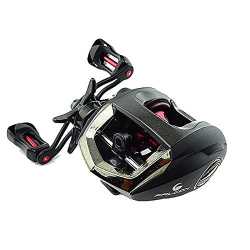 Ochoos LP11 6.3:1 11+1BB Full Metal Baitcasting Fishing Reel 5.5KG Drag Left/Right Hand Wheel - (Hand: Left Hand) - Fishing Reel
