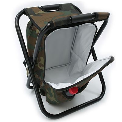3 in 1 Outdoor Portable Multifunctional Foldable Cooler Bag Chair Backpack Fishing Stool Chair - (Color: Camouflage) - Tools & Equipments - Chair & Umbrella