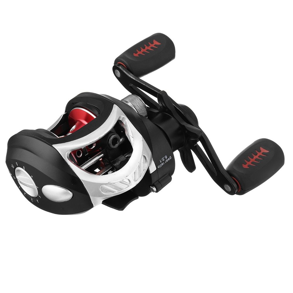 Ochoos 6.3:1 12+1BB Left/Right Hand Baitcasting Fishing Reel High Speed Fishing Reel Sea Fishing - (Hand: Left Hand) - Fishing Reel