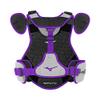 Mizuno Samurai Baseball Chest Protector 16", BLACK-PURPLE view 2