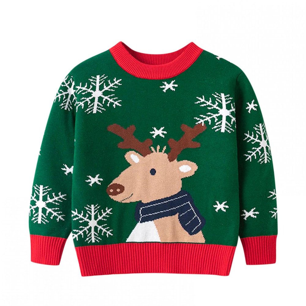 Baby Toddler Boys Girls Kids Tops Autumn Winter Long Sleeved Cartoon Dinosaur Print Blouse T Shirt Clothes 1-6T (3-4 Years Old, Green)