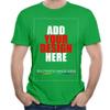 Custom t Shirts Personalized Tshirts, Make Your Own t Shirt, Customized t-Shirts, Add Your Design/Image/Photo/Text for Men & Women Green view 1