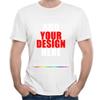 Custom t Shirts Personalized Tshirts, Make Your Own t Shirt, Customized t-Shirts, Add Your Design/Image/Photo/Text for Men & Women White view 1