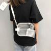 Enkrio Clear Bag Stadium Approved Clear Purse Mini Messenger Bag Matte Cross Body Bag with Adjustable Strap for Women Men view 2