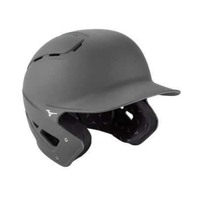 Mizuno B6 Youth Baseball Batting Helmet, Grey, Youth One Size