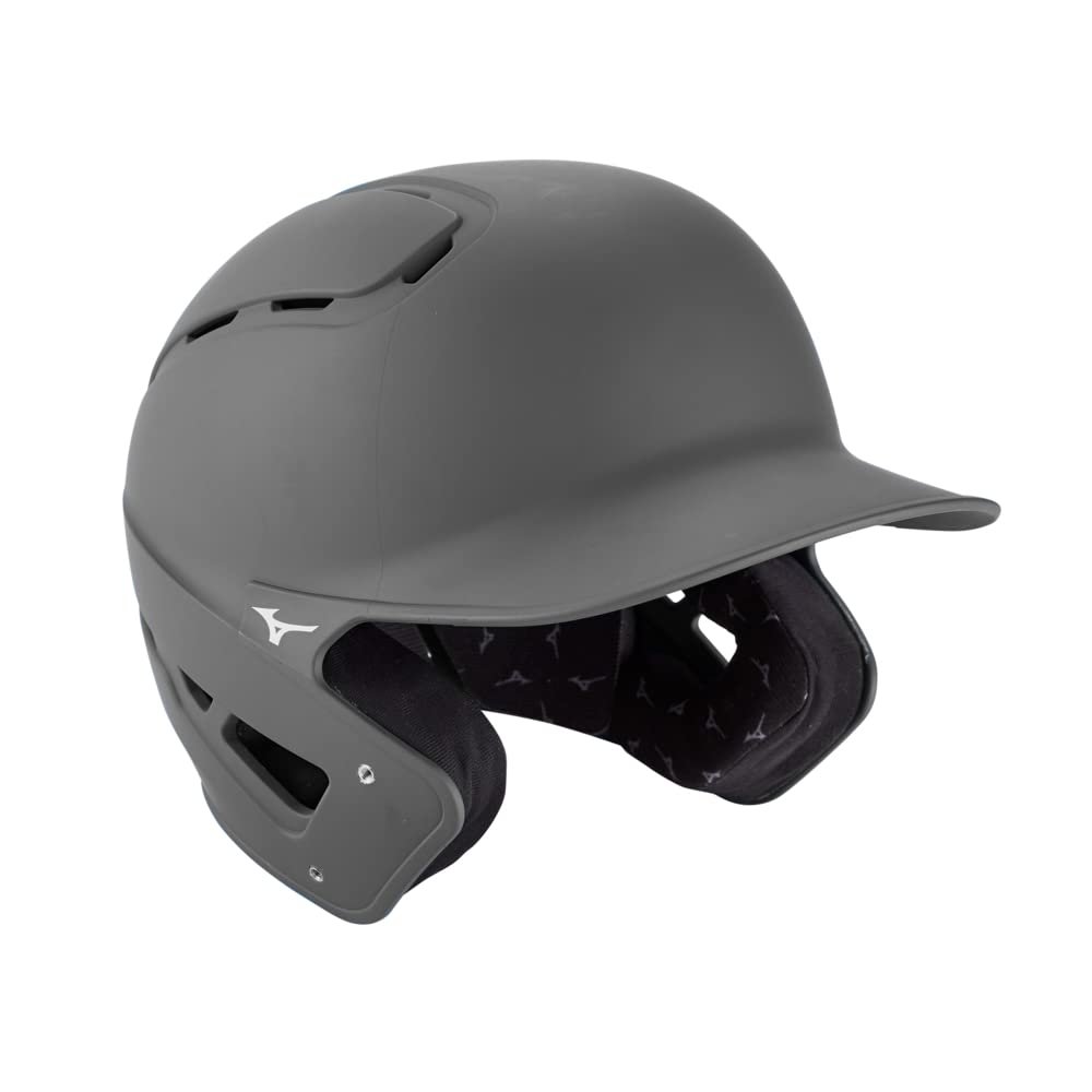 Mizuno B6 Youth Baseball Batting Helmet, Grey, Youth One Size