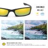 BLAZERBUCK Anti-salt Polarized Replacement Lenses for Oakley Fives Squared(4+1) OO9238 Sunglasses - 24K Gold view 3