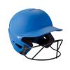 Mizuno F6 Youth Fastpitch Softball Batting Helmet with Mask, Royal, Youth One Size view 1
