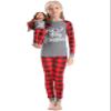 Babyroom Girls Matching Doll&Toddler 4 Piece Cotton Pajamas Toddler Christmas Sleepwear Size 4 view 1