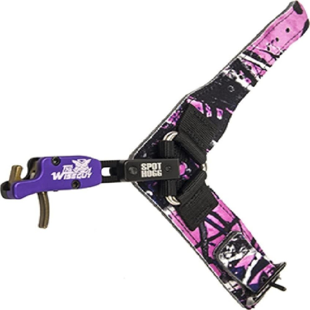 Spot Hogg Wiseguy Rigid | Archery Release | 5 Different Straps | Made in The USA (Muddy Girl Strap)