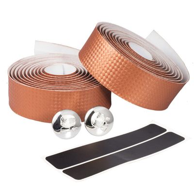 2pcs 2M Cycling Handlebar Tape Extra Long Bike Bicycle EVA Foam Handlebar Grip Tape Wrap for MTB Mountain Road Bike,Carbon Brown